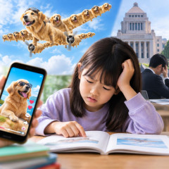 「飛行機は犬でできている」すら解けない異変…子どもの“読解力低下”を招くスマホ動画と文科省の迷走 (女性自身)   |  そもそも読解力って必要かな？