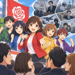 日本共産党、活動宣伝キャラクターユニットを発表 →これまで共産党が攻撃してきた内容では？と話題に   |  信者も引いてるやんwww