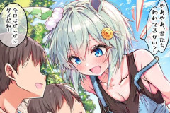 【ウマ娘】釣り仲間の少年たちと談笑するセイウンスカイ…奥に誰かいるけど気にしてはいけない。