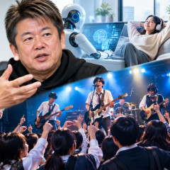 堀江貴文が予測 AIの発達で「人間は暇になる」 これから来ると思うブームは「バンドブーム。もう高校生たちが凄く熱狂しているので」   |  K-POPに勝てるのか