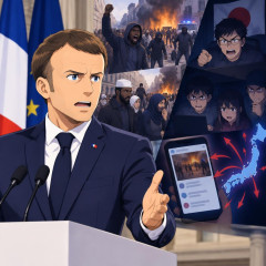 フランス大統領｢ムスリムや黒人移民が暴動を起こしたなどと日本の陰謀論者がデマを拡散している｣   |  sssp://img.5ch.io/ico/anime_syobon02.gif