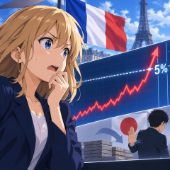 フランス国債 10年債利回りが5%を突破 日本がちょっと買わなくなっただけで…   |  でもこれ日本の方が終わってるよね？