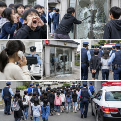 「ショウリンジ」と叫び110番通報や交番のガラス戸壊す 小学1年生含む少年少女43人を検挙・補導…大阪府警   |  ピンポンダッシュみたいなもんやろ