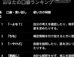【悲報】AIに「私の口癖を教えてください」って聞いてみた結果wwwww