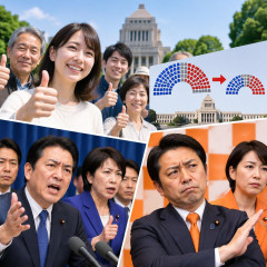 国民が容認に傾く 野党が反発、参政も「党利党略」   #衆院定数31減 |  衆院はクズが淘汰される仕組みがある程度できてる