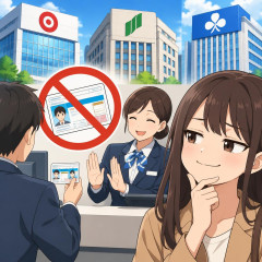 3メガバンク、免許証の本人確認廃止   #でしょうね |  マイナカード無い人は