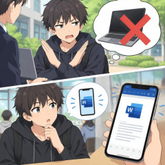 大学生「PCを買うのは嫌だ」「スマホでWord使えます？」   |  エクセルはiPadでも使えるんでしょ？