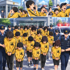 「ショウリンジ」と交番や110番で叫ぶなど迷惑行為「少林寺レーシング」で小学生から18歳25人を検挙