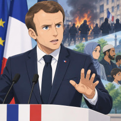 マクロン大統領「暴動を移民やイスラム教徒と結び付ける人々がいるが、虚偽だ」   |  マクロン自身が現実逃避してるようにしか見えんのだが