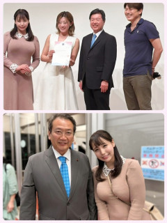 【朗報】ﾃﾞｶﾊﾟｲ地方アナウンサーさんの偉いおじさんとの距離感wwwwwwww（画像あり）