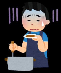 昨日の夜、嫁の料理がまずかった…シャバシャバの肉無しカレー、ボソボソしたお米