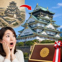 現在の「大阪城」は史実と無関係の