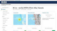 【海外】南太平洋バヌアツ沖で「M6.9」の地震が発生
