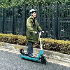【動画】LUUP乗りさん、歩行者モードを覚える