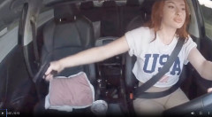 【悲報】海外女さん、煽り運転にブチ切れ→キチゲ解放ｗｗｗｗｗｗ