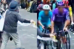 【悲報】自転車レースで観客さんが掲げたタオルに引っかかり選手が落車、批判殺到の中で被害チームが下した「冷静な決断」ｗｗｗｗｗｗｗｗｗｗ