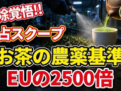 外国人「農薬がこんなに多いとは思わなかった」知らずに食べてるが日本の緑茶の危険性を暴露してる