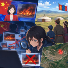 モンゴル・ヌムルグ地区焼失の件、中国メディア（新華社通信）のデマが判明   #認知戦 |  小日本のウソの言い訳