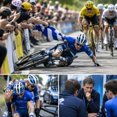 自転車レースで観客が掲げたタオルに引っかかり選手が落車… 批判殺到の中で被害チームが下した「冷静な決断」   |  男か女か不明なんだな