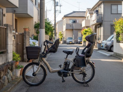 「子乗せ自転車」の基準緩和へ！有識者会議が検討開始、走行安定性を実験へｗｗｗｗｗｗ