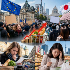 豊かだった欧州でなぜデモが？ インフレの日本との共通点は   |  日本以外は物価上昇に合わせて給料も上がってるって言ってたじゃん