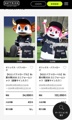 【悲報】 オリックスさん、チアガールが着た衣装をオークション形式で売り出してしまうｗ