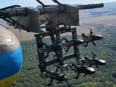ウクライナ軍のMi-8ヘリから迎撃ドローン「Litavr」を発射！