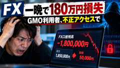 FX「一晩で180万円損失」GMO利用者、不正アクセスで