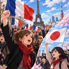 フランスではデモをやっている。日本も続け！！！   |  海外の友人達に「日本人は何故？暴れないの？」ってよく言われる。