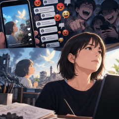 「戦争反対」がバカにされ、叩かれる時代 1000万再生のショートアニメ投稿者は、それでも「言わなきゃ」中野彰子さん：東京新聞 4   |  戦争反対に発狂するネトウヨがゴミすぎて笑え…