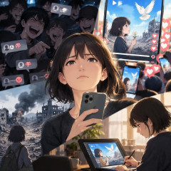 「戦争反対」がバカにされ、叩かれる時代 1000万再生のショートアニメ投稿者は、それでも「言わなきゃ」中野彰子さん：東京新聞 5   |  自衛戦争まで否定してるからバカにされるんだ…