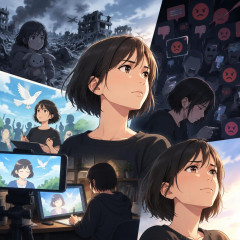 「戦争反対」がバカにされ、叩かれる時代 1000万再生のショートアニメ投稿者は、それでも「言わなきゃ」中野彰子さん:東京新聞 7 | 日本が戦争したがってる見たいな風評被害撒き…