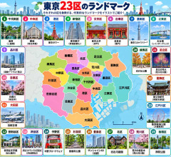 東京23区それぞれのランドマークって何？