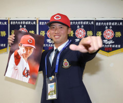 カープドラ5光弘帆高に指名挨拶！尾形スカウト｢カープにいないタイプのショート」