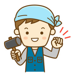 大工さんがおやつを持ってきてくれて、「余った材木で○○作ろうか？」って提案してくれるんだ。まるで神様みたい。