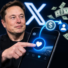 Xの「いいね」長押しで1ドル送金 マスク氏が“投げ銭”機能を予告   |  X始めるか
