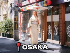 外国人「着物が似合いすぎる」Destinee Roseが日本の女性たちに着せてもらってる