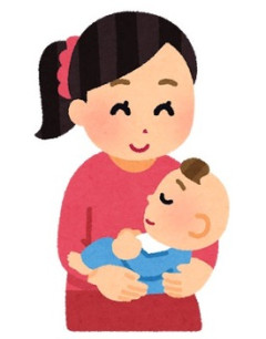 産休中の女性が赤ちゃんを連れて職場に挨拶に来るんだけど、そのときに会社にいる50過ぎの独身オヤジも参加して赤ちゃんを抱っこしてるんだが…