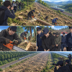 撮り鉄が1kmに渡りチェーンソーで大量無断伐採→共犯を逮捕「撮影の邪魔だ」   |  撮り鉄をバカにする俺カッケーとか思ってんのかもしれんけど