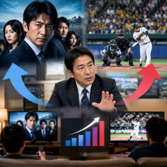 日本シリーズのおかげで『VIVANT』の視聴率がアップ説をテレビ局関係者が否定 「むしろ逆でVIVANTが日シリの数字を上げたのでは…」   |  まずビデオリサーチの仕様すら理解してないの…