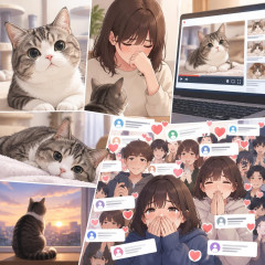 猫動画の人気YouTube「もちまる日記」“活動引退”表明 「悩みに悩んで」経緯説明→コメント殺到   |  ま、見てないけどね