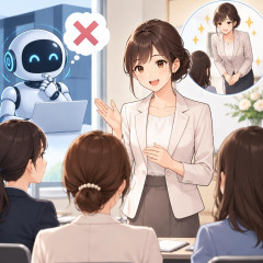 マナー講師の仕事はAIには取って代わる事はできません。マナーはマナー講師から学びましょう   |  マナー講師全員一箇所に集めて