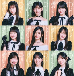 乃木坂の現役エース9人がこれ。やはりビジュアルは圧倒的に強いな