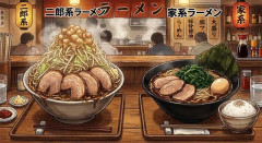 お前らは家系ラーメンと二郎系ラーメンだったらどっちが好き？