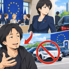 ひろゆき氏「日刊ゲンダイによると、高市首相が会議ドタキャンしたため、EUのEV優遇策から除外された」   |  論破王どうした？