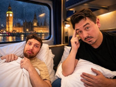 外国人「コナーはその豪華な列車を見られないだろうな」Abroad in Japanがイギリスの最安スリーパー列車を体験してる