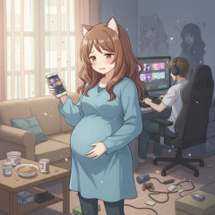 【悲報】妊娠中なのに夫がホロライブにハマって放置される→離婚決定
