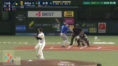 【日本シリーズ第4戦】DeNA・佐野恵太、初回にソフトバンク・前田悠伍から日本シリーズ第1号先制2ランホームラン！！！！！！！！！！！！！！！！！！