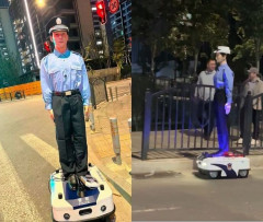 中国・上海警察、警官ロボットを本格導入…市民の反応「めっちゃ不気味だ」！