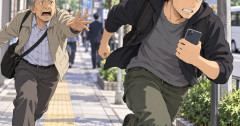 【悲報】スマートフォンを奪い、さらに無理矢理下半身の匂いを嗅いだ男が逮捕される
